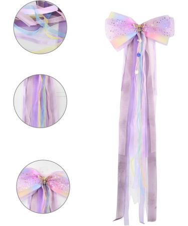 Husalsea Stylish Large Purple Bow Soft Ribbon Suitable for Women and Girls - Buy Online on GoSupps.com