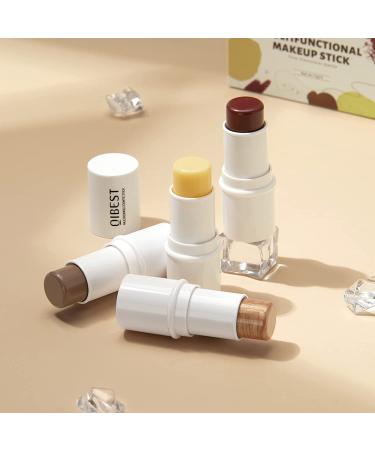 Onlyoily 4-Piece Makeup Stick Set: Contour, Highlighter, Blush, Moisturizer - Buy Online on GoSupps.com