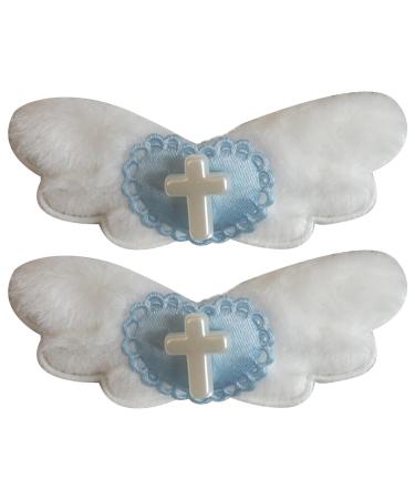 Gothic Y2K Angel Wing Hair Clip Aesthetics Sweet Cross Heart Hairpin Barrettes Bobbypins Hair Accessories for Side Bangs