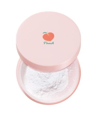 SKINFOOD Peach Cotton Multi Finish Powder 5g - Korean Peach Extract & Calamin Sebum Control Face Powder - Silky Setting Powder - Setting Powder for Oily Skin - Sweet Peach Scent for Soft Skin