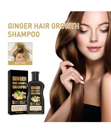 Anti-Hair Loss Ginger Hair Growth Shampoo - Promotes Thickening and Fast Growth for Men and Women - 100ml - Buy Online on GoSupps.com