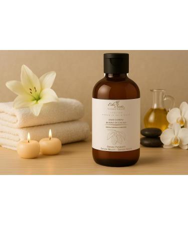  Erbe e Virt Body Oil 200 ml Massage Firming Toning Elastic Nutritious Moisturizing Natural Product 100% Made in Italy (Chocolate) - Buy Online on GoSupps.com