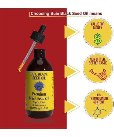 Organic Black Seed Oil | Cold Pressed Nigella Sativa Oil with 4% Thymoquinone & Omega 3 6 9 | 16oz x 2 Pack - Buy Online on GoSupps.com