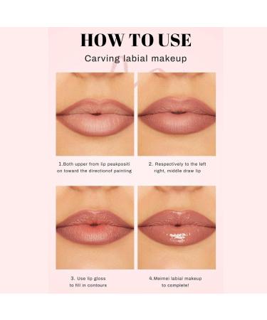  ccuzs Matte Lip Liner Set Waterproof Lip Liner Pencil Set Long Lasting Lip Liner for Women Smudge Proof Lips Makeup for Women Girls Daily Use Work Travel (6 Pieces) Multicoloured - Buy Online on GoSupps.com
