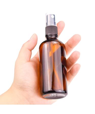 100ml Brown Glass Spray Bottles - Fine Fog Atomizer for Essential Oils Fragrance Aromatherapy - Set of 5 - Buy Online on GoSupps.com