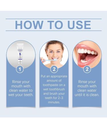 Mint Toothpaste - Fresh Breath Brightens Teeth Daily Oral Care Comfortable Experience Easy 2-3 Min Usage(3PCS) - Buy Online on GoSupps.com