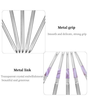 5-Piece Nail Design Brush Set - UV Gel & Acrylic Brushes for Professional Nail Art & Manicure Accessories - Buy Online on GoSupps.com