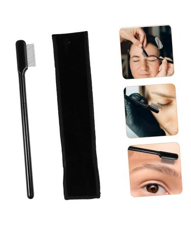 Didiseaon Eyelash Comb Brush Tool Set | 5 Sets Metal Mascara & Eyebrow Comb for Perfect Makeup | Black Lash & Wooden Handle Cosmetics - Buy Online on GoSupps.com