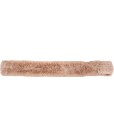 USB Heated Scarf - Adjustable & Detachable Plush Warming Neck Wrap in Light Tan | Perfect for Cold Weather - Buy Online on GoSupps.com