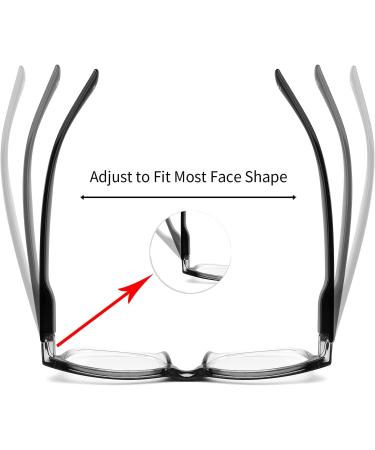 Buy Bosail 4 Pack Blue Light Blocking Reading Glasses for Men - Lightweight & Stylish 1.25x Computer Glasses in 4 Colors - Buy Online on GoSupps.com