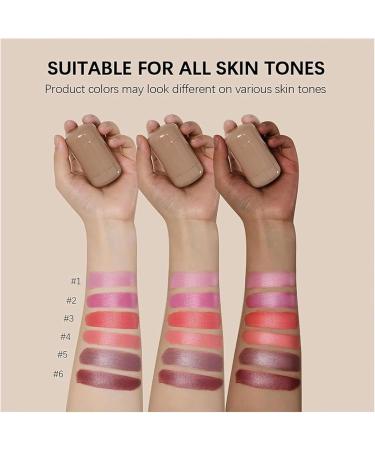 Pocket Blush Stick Multipurpose Long Lasting Smooth Blush Stick 3-in-1 Buildable Natural Matte Blush Stick for Cheeks Eyes and Lips (Toasted Teddy 1) Toasted Teddy 1 count (Pack of 1) - Buy Online on GoSupps.com