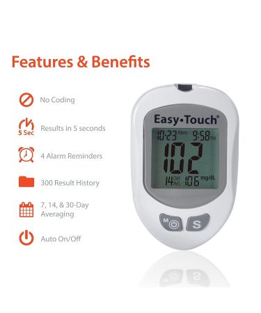 EasyTouch Control Solution Glucose Monitor Kit - Hi & Low - 2 Vials 4ml - Buy Online on GoSupps.com