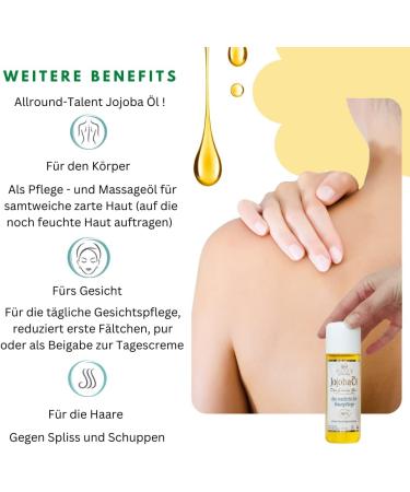 Wilco Classic Jojoba Oil 15ml - 100% Vegan & Natural Moisturizer - Intensive Care with 99% Skin Compatibility - Buy Internationally - Buy Online on GoSupps.com