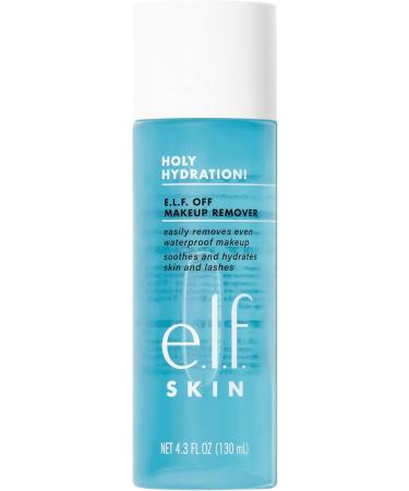 e.l.f. Cosmetics Holy Hydration! Daily Cleanser Wash away Excess Oil Impurities and Makeup & SKIN Holy Hydration! Off Makeup Remover Liquid Makeup Remover For Eye Lip & Face Makeup Cleanser+ 130 ml (Pack of 1) - Buy Online on GoSupps.com