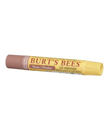 Burt's Bees Natural Lip Shimmer in Peony - 100% Natural Lip Balm - 2.6g | International Shipping Available - Buy Online on GoSupps.com
