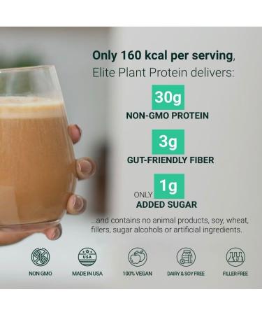 FYTA Vegan Protein Powder - Chocolate Plant Based Protein Powder with Better Taste & Texture Than Whey Protein - 30g Non-GMO & Dairy Free Protein Powder Vegan for Women & Men - Creamy Chocolate 630g - Buy Online on GoSupps.com