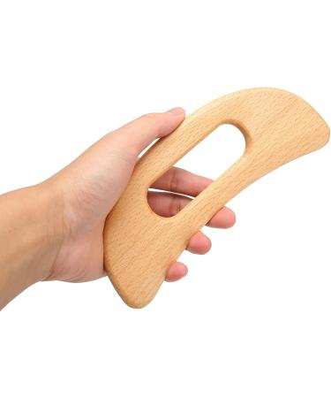 Holz-Gua-Sha Board - Ridge-Free Manual Massage Tool for Facial & Leg Pain Relief | Acupuncture Point Massager - Buy Online on GoSupps.com