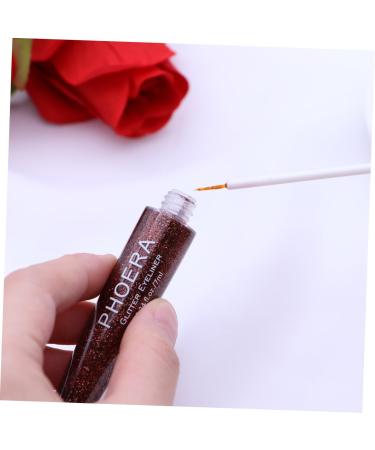 Beavorty Glitter Beauty Eye Metallic For Shadow Liquid Cosmetic Shiny Eyeliner #bronze Makeup Women 1 count (Pack of 1) Brown - Buy Online on GoSupps.com