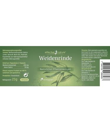 Wicker Bark Capsules 60 ct | 200 mg Natural Plant Extract with Salicin | 100% Pure Herbal Supplement for 2 Months Supply - Buy Online on GoSupps.com