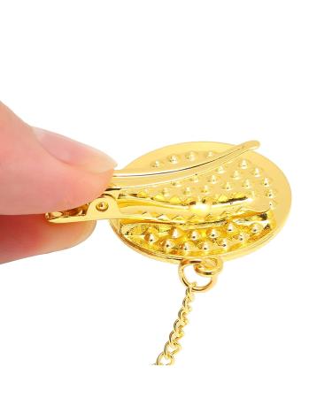 Glittering Golden Baby Pacifier with Clips - Curved Design 26 Letters for 6-18 Months (Letter F) - International Shipping - Buy Online on GoSupps.com