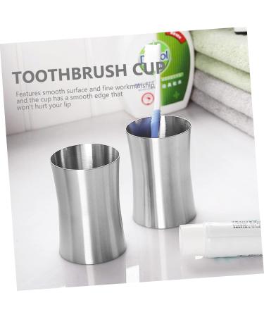 Zerodeko 2pcs Stainless Steel Tumblers - Stylish Bathroom Mugs & Travel Cups | Durable Drinkware & Storage Solutions for Home & On-the-Go - Buy Online on GoSupps.com