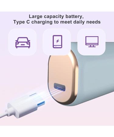 Portable Cordless Hair Straightener | Sky Blue Flat Iron for Less Frizz & Shinier Hair | Best Hair Styling Tool Online - Buy Online on GoSupps.com