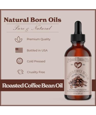 Natural Born Oils Roasted Coffee Bean Oil 1 Gallon Organic Cold-Pressed Nutrient-Dense Intense Skin Hydration Hair Strengthener - Buy Online on GoSupps.com