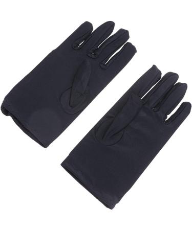 FRCOLOR 12 Pairs Black Lotion Gloves Warm Work Gloves Formal Parade Gloves Cotton Gloves for Dry Hands Moisturizing Gloves Overnight Mens Glives Warm Gloves Elastic Moisturizing Lotion Man - Buy Online on GoSupps.com