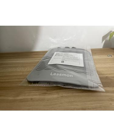 Travel Pad for Hair Tools - Heat-Resistant Counter Protection for Curling Irons & Straighteners | Includes Glove | Lessmon Gray 22.9x16.5cm - Buy Online on GoSupps.com