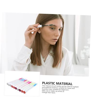 FOMIYES 30 Pcs Mascara Wand Tube Lipgloss Makeup Mascara Eyelash Brush Diamond Plastic Makeup Tools - Buy Online on GoSupps.com