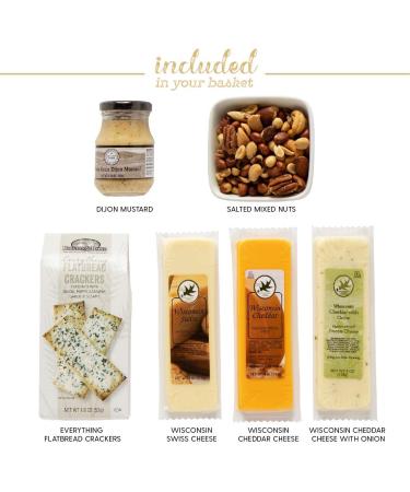 Milliard Ultimate Cheese Gift Basket with 100% Wisconsin Cheese  Crackers  Nuts and Mustard. Valentines Day Gifts Gourmet Food Gift Box - Buy Online on GoSupps.com