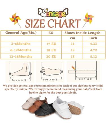 Sonsage Infant Baby Oxford Shoes | Pu Leather Anti-Slip Trainer | Soft Rubber Sole | 12-18 Months | C Brown - Buy Online on GoSupps.com