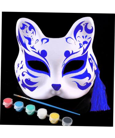Buy Toyvian 8pcs Pulp Blank Cat Masks - Unpainted DIY Party Masks for Adults & Kids - Perfect for Cosplay & Birthdays - Buy Online on GoSupps.com