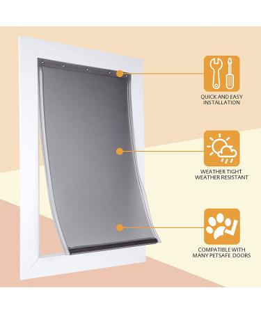 AMZOO Dog/Pet Door Replacement Flap | Compatible with PetSafe | 16 7/8 x 10 1/8 PAC11-11039 Large - Buy Online on GoSupps.com