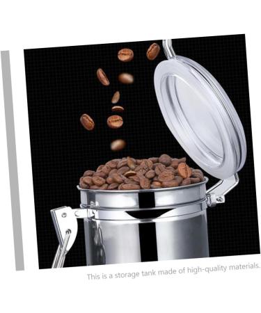 Zerodeko 4pcs Stainless Steel Freshness Container with Lid Metal Container Kitchen Pantry Organizer Travel Nuts Container Coffee Container Tea Bottle Food Container Household Storage Bottle - Buy Online on GoSupps.com