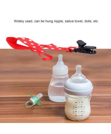 Crazy Sale Pacifier Holder - Safety Portable Baby Pacifier Clip (Red Dots) for Home | International Shipping Available - Buy Online on GoSupps.com