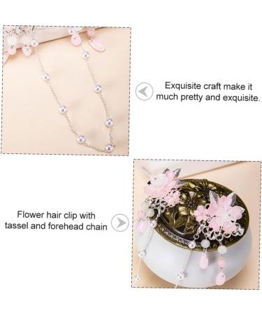 SHOWERORO Children's Headgear Chinese Tassel Hair Clips Tassel Hairpin Chinese Tassel Flower Barrettes Flower Hair Clip Tassel Flower Hairpin Cosplay Tassel Hair Clip Tassel Barrette - Buy Online on GoSupps.com
