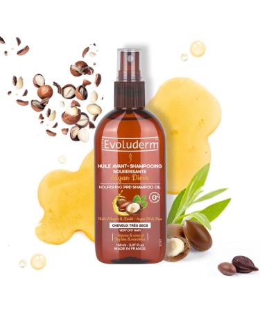  Evoluderm EVOLUDERM Divine Argan Set - Conditioner + Nourishing Shampoo + Detangling Conditioner + Long & Tip Care + Mask 150 ml + Scrunchie Gift - Made in France (Flower) - Buy Online on GoSupps.com