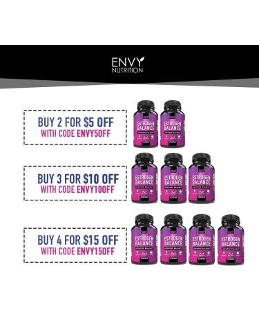 Estrogen Balance & Menopause Relief with DIM - Hormone Balance & Acne Treatment for Women - 60 Capsules - Buy Online on GoSupps.com