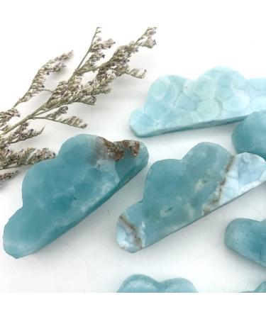 Gems for Decoration 1pc Cute Natural Crystal Cloud Shaped Carved Specimen s Gifts Decor Minerals Aura Crystal - Buy Online on GoSupps.com