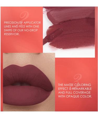 Nude Lipstick and Lip Liner Set - Long Lasting Waterproof Stain - Highly Pigmented Lip Makeup Kit for Daily & Holiday Looks (06) - Buy Online on GoSupps.com
