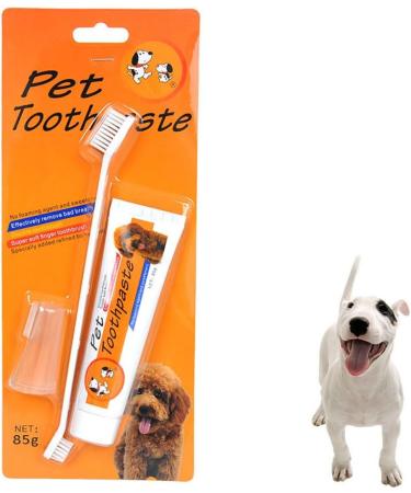 Pethouzz Dog Toothpaste 3-oz with Toothbrush Soft Pet Toothbrush For The Dental Care of Your Dog - Buy Online on GoSupps.com
