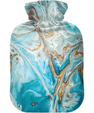 Marble Hot Water Bottle with Cover | Pain Relief Heat Pack for Menstrual Cramps - 1L International Shipping - Buy Online on GoSupps.com