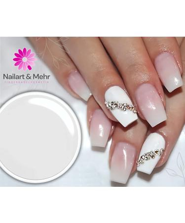 Shop N+M French UV Gel - Soft White for Baby Boomer Nails | Medium Viscosity | Choose Your Size - 5ml | International Shipping Available - Buy Online on GoSupps.com