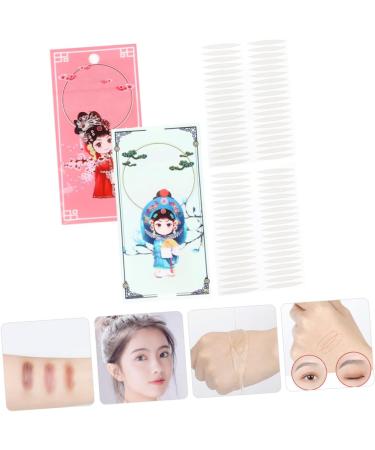 Housoutil Skull Hand Bracelet 2 sets Double Strips Hooded Eye Uneven Contour Sticker Waterproofs for Women Lid Tape Eyelids - Buy Online on GoSupps.com