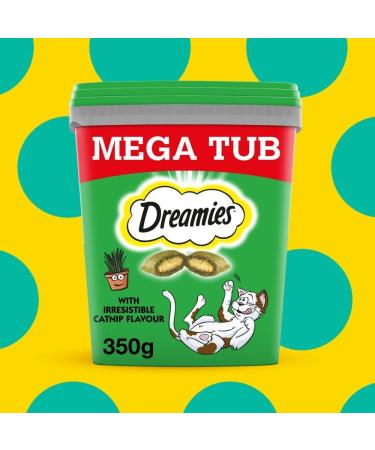 DREAMIES Cat Treats with Catnip Flavour 350g MegaTub Pack of 2 non applicable - Buy Online on GoSupps.com