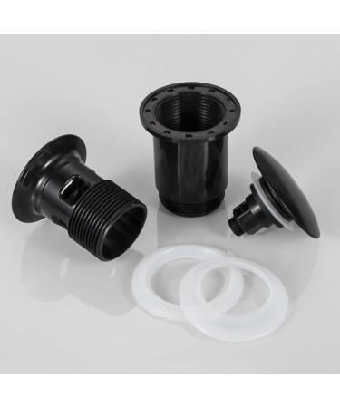 Modern Sink Drain with Rubber Seal Efficient Sink Drain Quick Water Flows Sink Drain Smooth Water Flows & Clogs Frees Drain Fitting - Buy Online on GoSupps.com