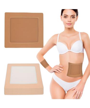 Txkrhwa 10Pcs Waist Essential Oil Pack Set Self-Adhesive Essential Oil Wrap Leakproof Oil Pack Wrap Soft Breathable Cotton Oil Pack Highly Absorbent for Waist 8.66x7.87inch