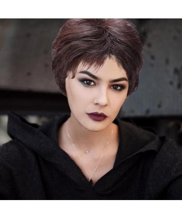 Monday Hair Care Women's Wig Short Hair Curly Hair Middle And Old Age Fashionable And Foreign Mother's Wig Natural And Lifelike Mother's Hair Dark Wig One Size BW1 - Buy Online on GoSupps.com