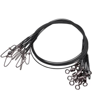 9Tong High Strength Anti Bite Line Fishing Line Heavy Rig Anti Bite Line Fishing Line Fishing Leaders Saltwater 20pcs 51cm 54kg